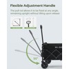 BG-BABYGO Collapsible Wagon Carts, Large Capacity Foldable Heavy Duty Garden
