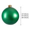 Bolas decorativas inflables grandes de 22 pulgadas, 2 paquetes, bolas