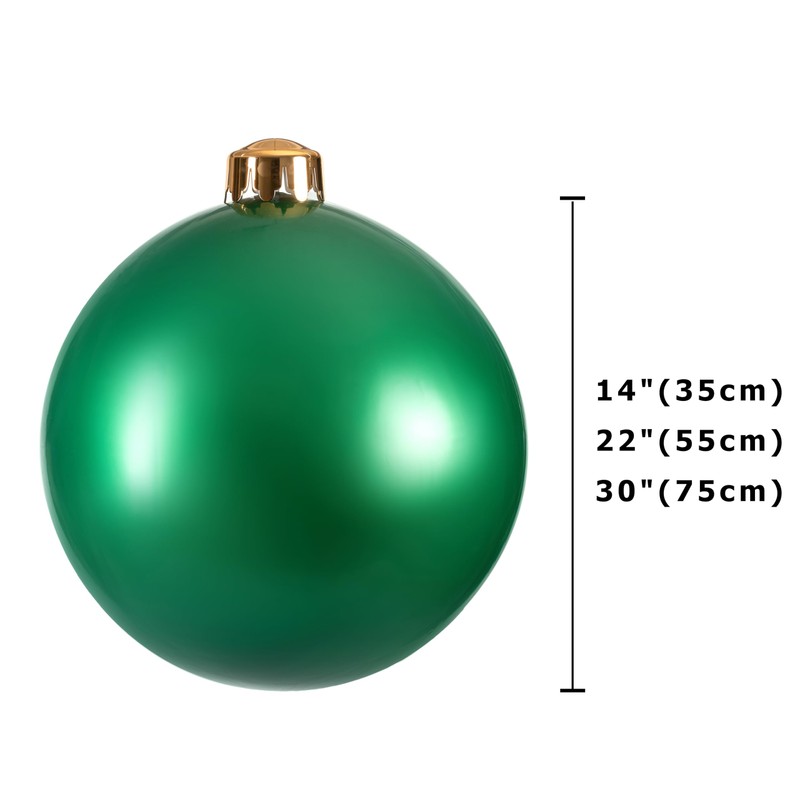Bolas decorativas inflables grandes de 22 pulgadas, 2 paquetes, bolas