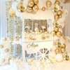 Balloons White and Gold, 60 Packs 12 Inch Metallic Gold