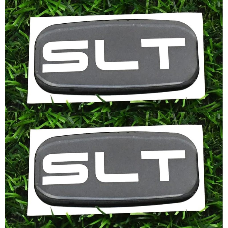 2Pcs SLT Cab Emblems 3D Badge Sticker Logo Roof Pillar