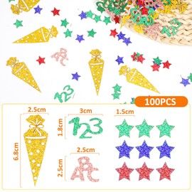 Pack of 100 School Child Confetti Glitter