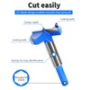 FOCMKEAS 70mm丨2-3/4 Inch Forstner Drill Bit with Hex Shank Double-Flute