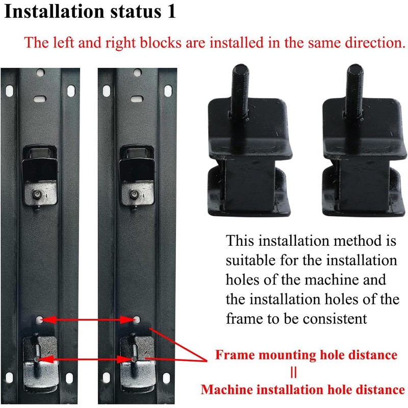 abliubale Generator Anti Vibration Rubber Mount for 2500 3000 3500