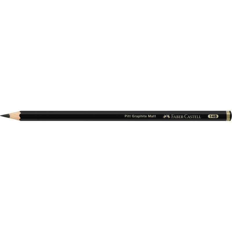 FABER-CASTELL Pitt Graphite 205237 Pencils Set Matte 12 Drawing Pencils