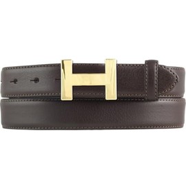 BELTINGER Hella High-Quality Women's Belt Made of Full Cowhide Leather 3.0 cm | Cambered Leather Belt Women's 30 mm | Women's Belt Made in Italy, Brown, Gold