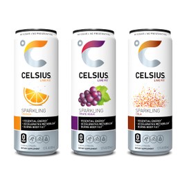 CELSIUS Sparkling Classic Pop Pack, Functional Essential Energy Drink 12 Fl Oz (Pack of 12)