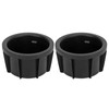 2pcs Console Box Cup Holder Insert Rubber Material for 2006-2012
