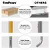 FivePears 4 PCS Top and Bottom Bearing Flush Trim Router