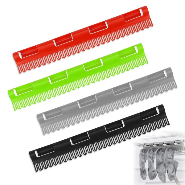 Erzekrim Sock Dryer, Sock Holder, Clothes Airer, Pack of 4
