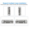 LDEXIN 6Pcs Barrel Bolt, Upgrade 2.36 Inches/60mm Slide Latch Lock,