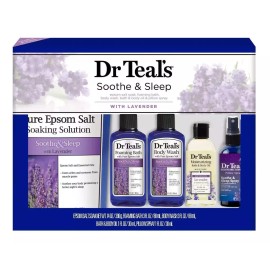 Dr. Teals Epsom - Juego De Regalo De Baño De Lavanda Y Sal -