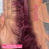 13x6 Bob Wig Human Hair 200 Density 99j Burgundy Lace