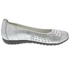 Waldläufer Hesima Ballerina Silver, Glitter silver., 40 UK wide