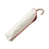 Francfranc Bi-Color Piping Folding Umbrella, 18.5 inches (47 cm), For