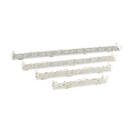 Decorative Cream Iron Ledges (Set of 4 Sizes)