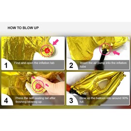 2pcs/lot 10 inch heart star shaped air balls kids baby shower birthday wedding decorations aluminum foil balloons party supplies (2pcs 10 inch Rose Gold Heart)