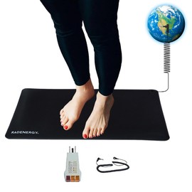 Grounding Mat for Feet – Indoor Earthing Pad for Desk, Bed, or Floor – Compact & Portable Grounding Mat Bed for Comfort, and Relaxation – Ideal Mats for Home, Office, or Travel – 60x40cm