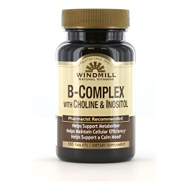 Windmill Complejo B Con Colina E Inositol Tabletas 100