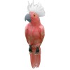 20" Super Large Artificial Feathered Pink Cockatoo
