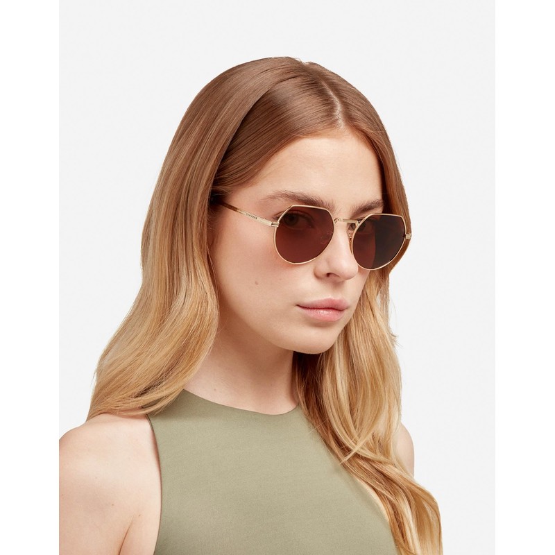 HAWKERS Men's Aura Sunglasses, brown