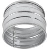 4" Inch Galvanized Metal Vent Duct Connector - Round Extension