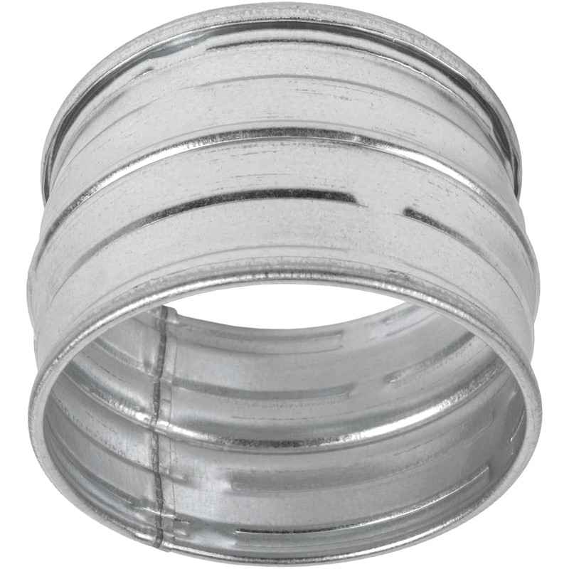 4" Inch Galvanized Metal Vent Duct Connector - Round Extension