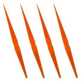 SKERJOVL Plastic Car Door Panel Gap Alignment Gauge, Tapered Feeler Measuring Tool for Auto Body, Snake Ruler Tool for Most Vehicles (4PCS)