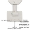 2 Pack Motion Sensor Light Sockets,Motion Activated Socket Adapter, E26/E27