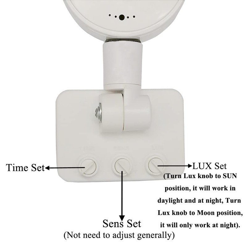 2 Pack Motion Sensor Light Sockets,Motion Activated Socket Adapter, E26/E27