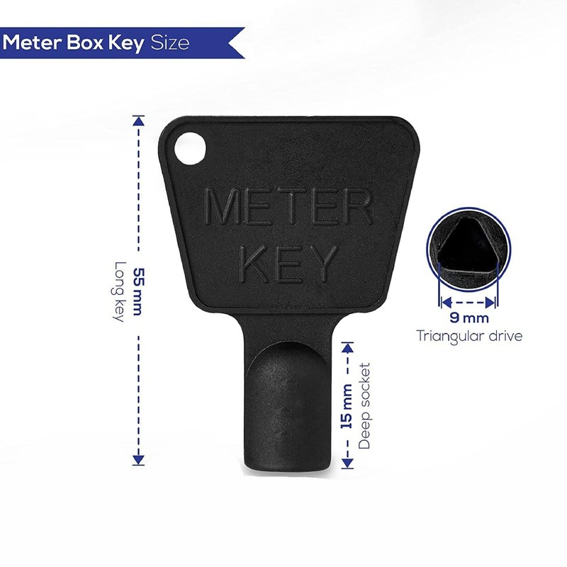 Karrma Ltd. - Gas Meter Box Key 2 Pack -