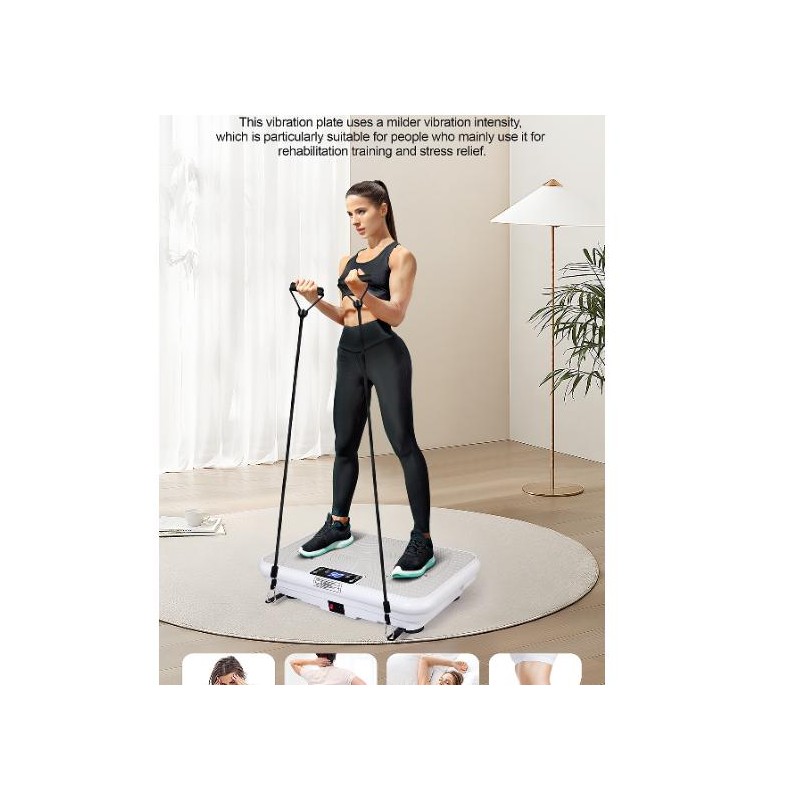ROTAI Vibration Plate Exercise Machine with 330LBS Loading Capacity, Machine,