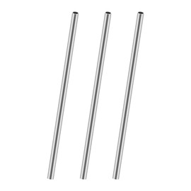 3PCS 304 Stainless Steel Round Tubes, 10mm OD 1mm Wall Thick 300mm Length Seamless Metal Straight Pipe for Home, Gardening Decoration,Industry Machinery, DIY Crafts