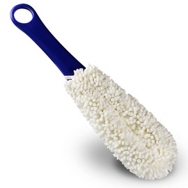 KUWAN Bottle Cleaning Brush Multi-Function Household Tools Flexible Bottle Scourer for Some Decanters, Goblets, Glasses, Cups (Middle Length)