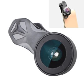 Upgraded 3 in 1 Phone Camera Lens Kit, 195° Fisheye Lens + Macro Lens + 120° Wide Angle Lens, Clip on Cell Phone Lens Kit Compatible with i Phone Sam Sung Android Smartphones