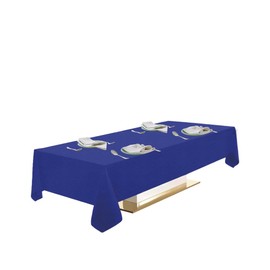 Urby Royal Blue Tablecloth for 3-4ft Rectangle Tables That Seats 2-4 Person, Manteles de Mesa De Tela para Fiestas de 2-4 Sillas, Machine Washable Reusable Polyester Table Cloths