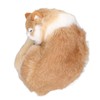 Fur Cat Figurine Simulation Cute Decorative Plush Cat Statue Toy