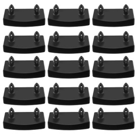 Micro Traders 50PCS Bed Slat End Caps Bundles Plastic Holders 2 Pins Sides Centre Ends Fixings for Securing Metal Beds Leather Beds Wooden Beds Sofa Beds Bunk Beds Black