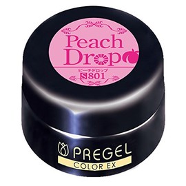 Prigel Gel Nail Color EX Peach Drop 801