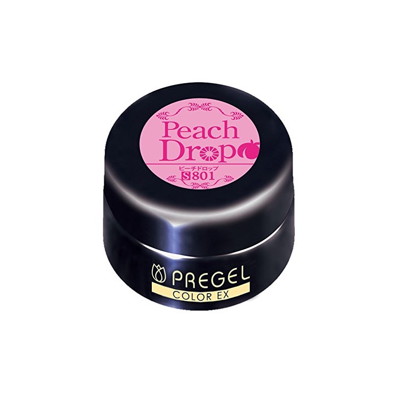 Prigel Gel Nail Color EX Peach Drop 801
