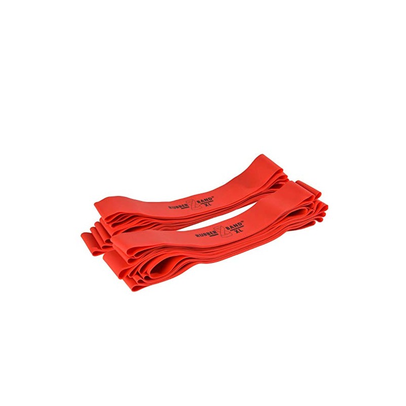 Pack of 20 Rubber Bands XL Strong Red Training Bands
