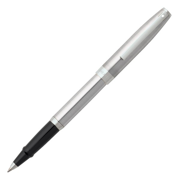 Sheaffer Sagaris Rollerball Pen, Brushed Chrome, Chrome Trim (E1947251)
