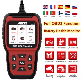 Ancel Automotive Code Reader OBD2 Car Scanner OBDII Engine Fault Check Shut Off Light