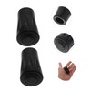 WHAMVOX 50pcs Rubber Tips for Trekking Poles Shock-Absorbing Wear-Resistant Covers