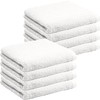 REDBEST Duschtuch Oceanside 8er-Pack Walk-Frottier weiß Größe 70x140 cm