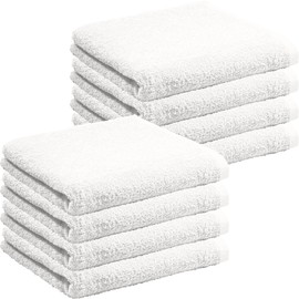 REDBEST Duschtuch Oceanside 8er-Pack Walk-Frottier weiß Größe 70x140 cm