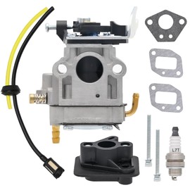 NIMTEK 531147180 Carburetor with Filter Tune up Kits for Husqvarna 150BT (2022-Present) 345BT Backpack Leaf Blower