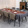 Chitomars Faux Leather Table Runner, Modern Double-Sided Non-Slip Heat Resistant