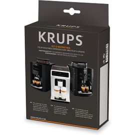 Krups XS5300 Cleaning and Care Set for Fully Automatic Coffee Machines, Original Replacement Part from KRUPS for All Fully Automatic Coffee Machines, Annual Supply of Cleaning Tablets and Descaler, as well as a Water Filter