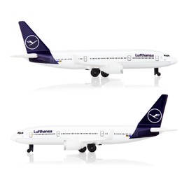 HANGHANG 1/400 Lufthansa Plastic Airplane Model Suitable for Collections and Display